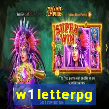 w1 letterpg